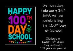 100th Day of School Celebration!